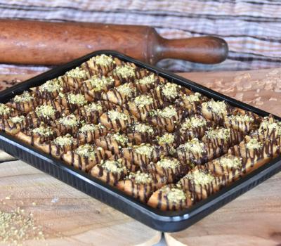 Little Baklavas Chocolate - Syrup Desserts Pastry Wholesale, Desserts Wholesale, Desserts in Pan, Family Desserts, Sirup Desserts, Desserts in Bowl, Atomic Desserts, Pastry, Cakes